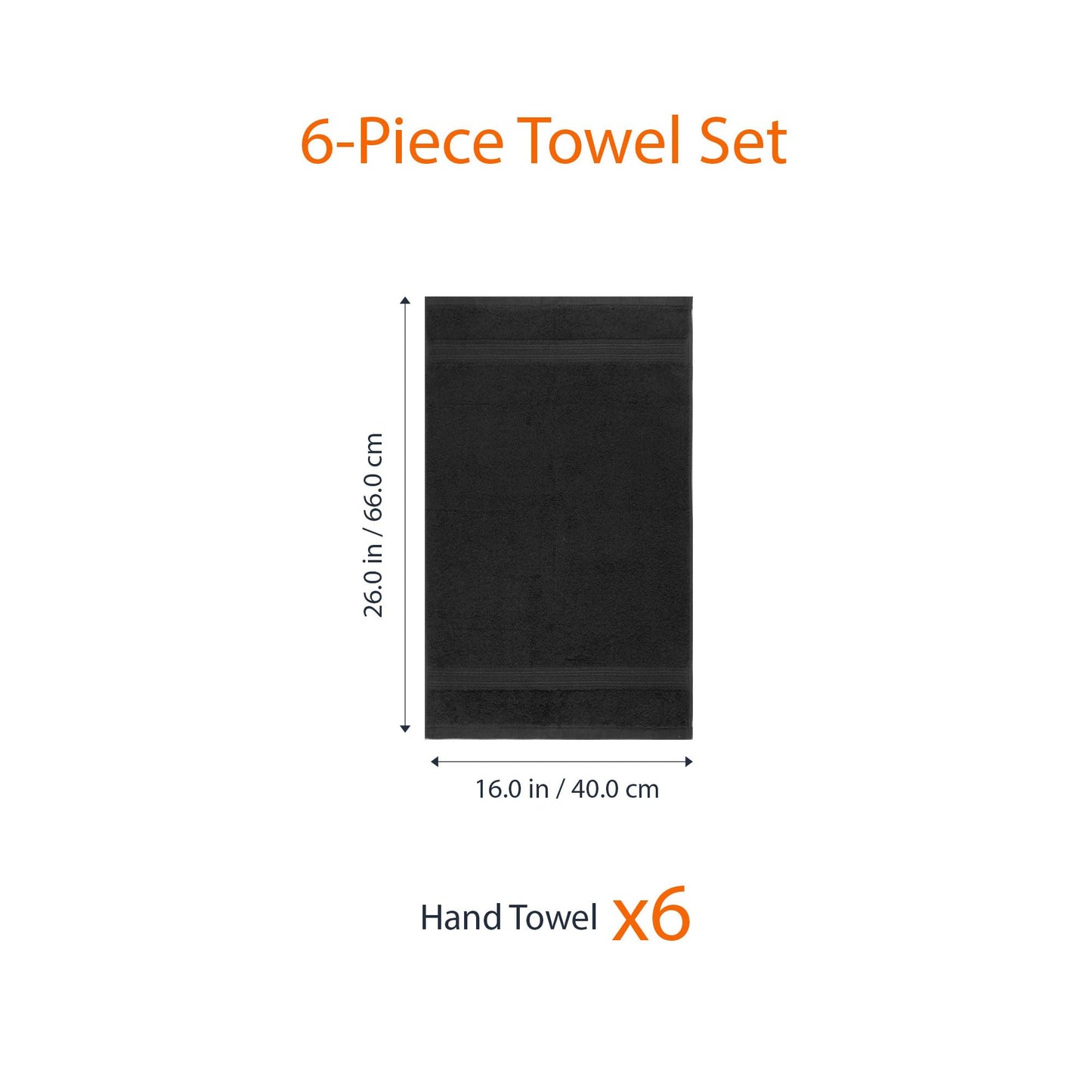 Amazon Basics Soft Bath Towels set , Absorbent Fade Resistant 100% Cotton washcloths 6 Pieces (12" x 12"), Perfect face towels, fingertip towels, Crimson