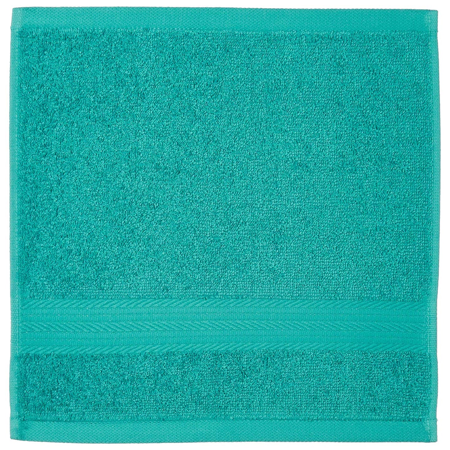 Amazon Basics Soft Bath Towels set , Absorbent Fade Resistant 100% Cotton washcloths 6 Pieces (12" x 12"), Perfect face towels, fingertip towels, Crimson